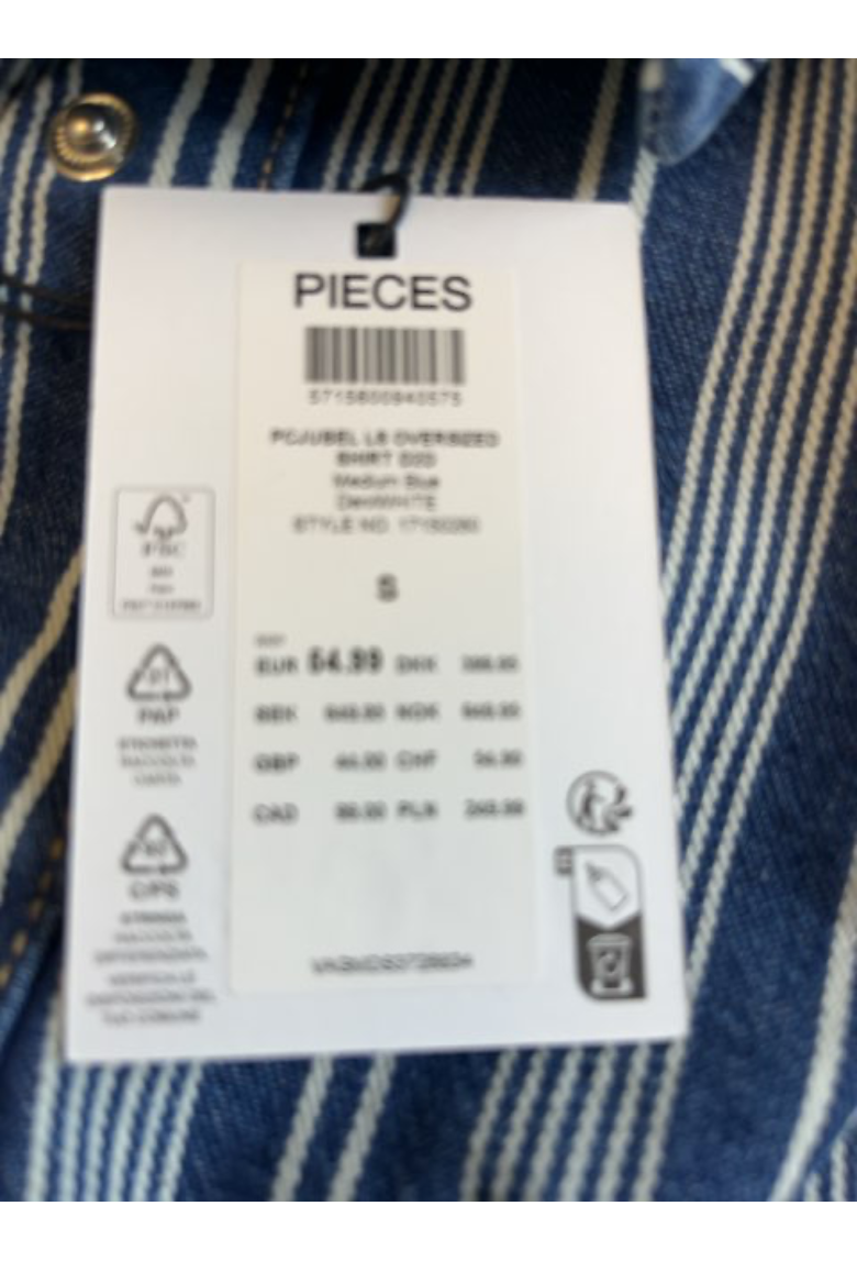 Pieces Skjorter og pyntebluser